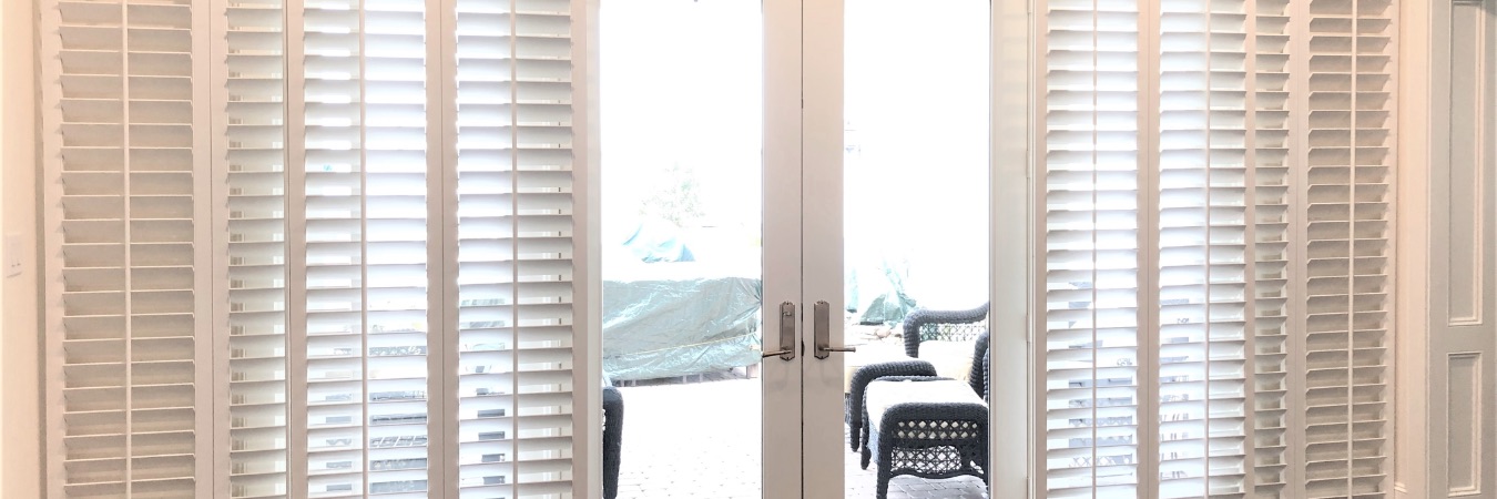 Sliding door shutters in Destin