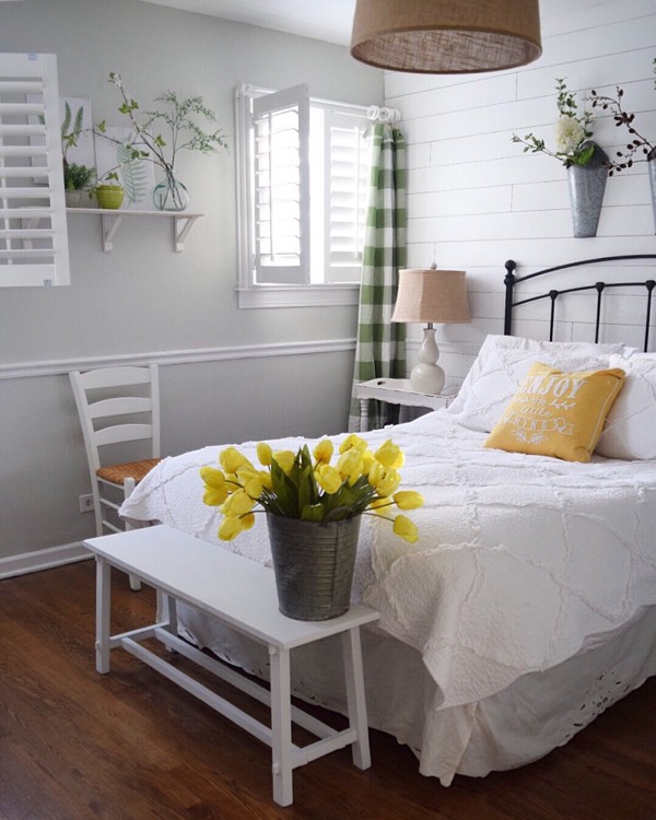 Destin cottage bedroom shutters