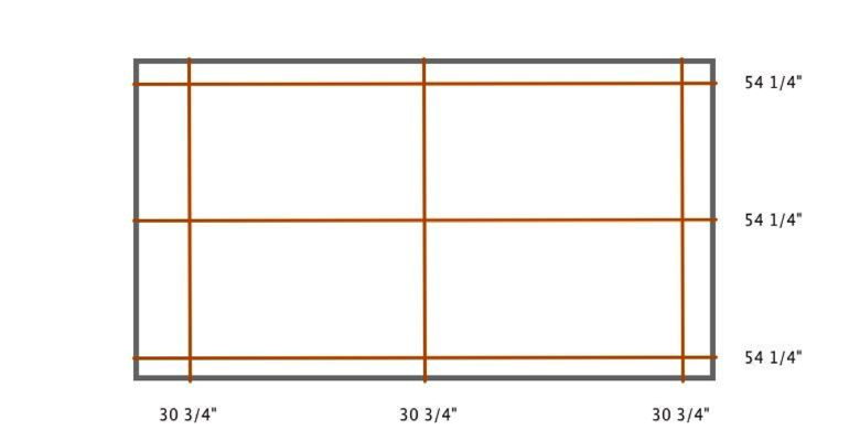 Destin plantation shutter measurement diagram