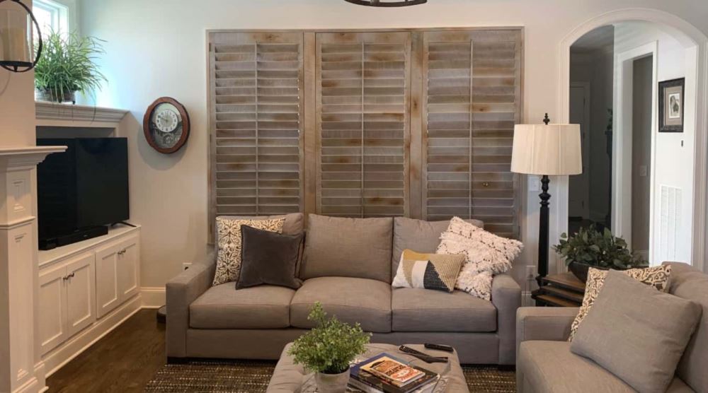 Reclaimed wood shutters in Destin